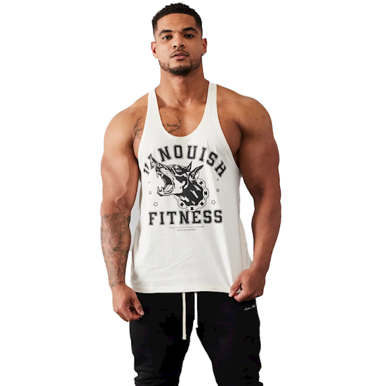 Vanquish TSP Vintage White Dobermann Stringer Vest